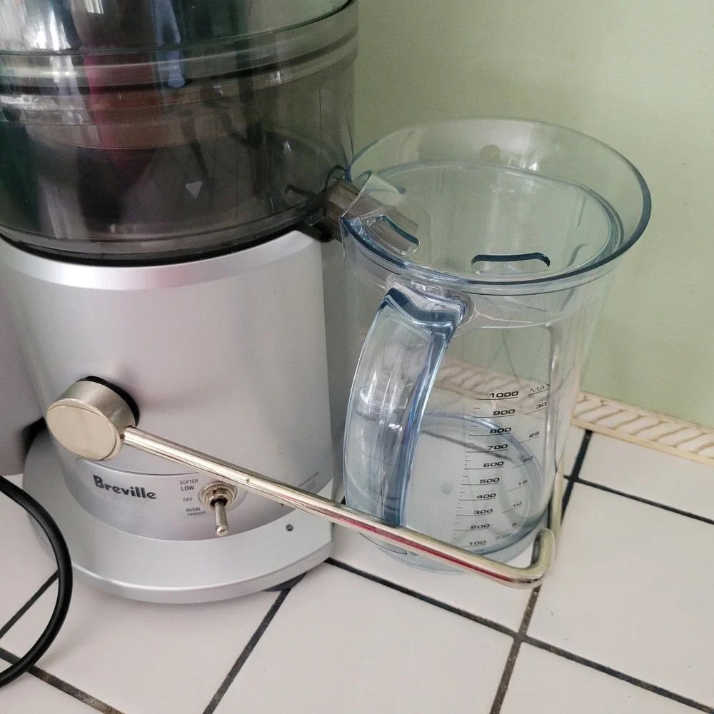 Breville Juicer Silver Dual Speed Wide Chute Juice Fountain Plus JE98XL WORKS